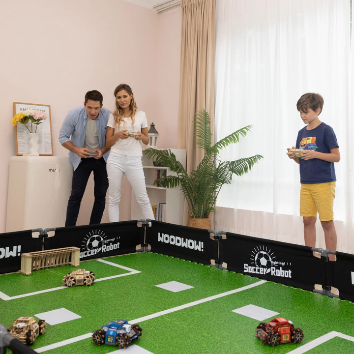 RC Soccer Chariot 3D Wooden Puzzle