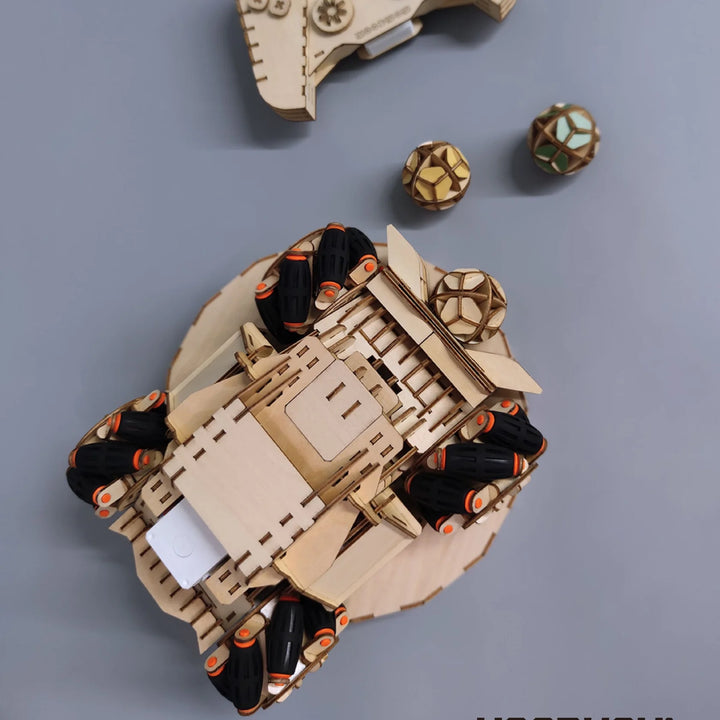 RC Soccer Chariot 3D Wooden Puzzle