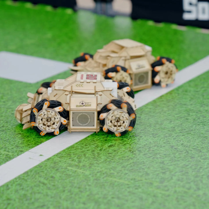 RC Soccer Chariot 3D Wooden Puzzle