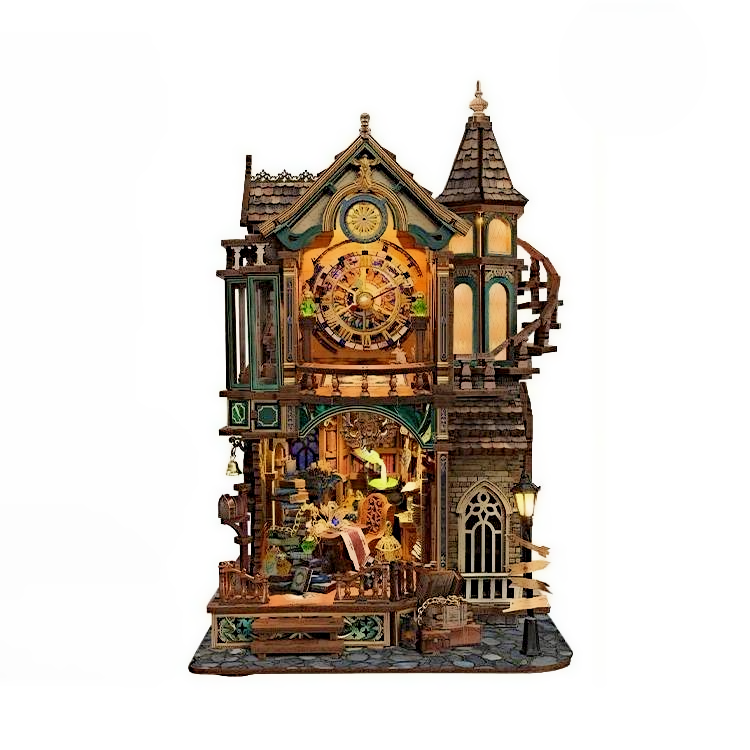 Rokrgeek Magic Clock Tower DIY Miniature Kit