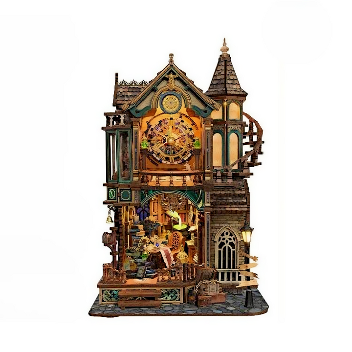 Rokrgeek Magic Clock Tower DIY Miniature Kit