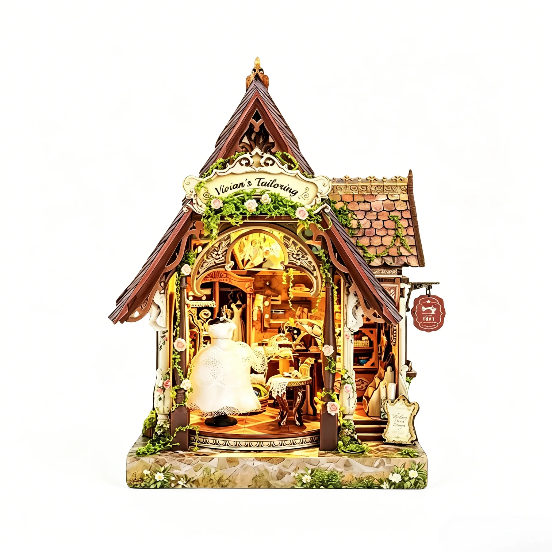 rokrgeek Dream Dress Studio DIY Miniature House Kit