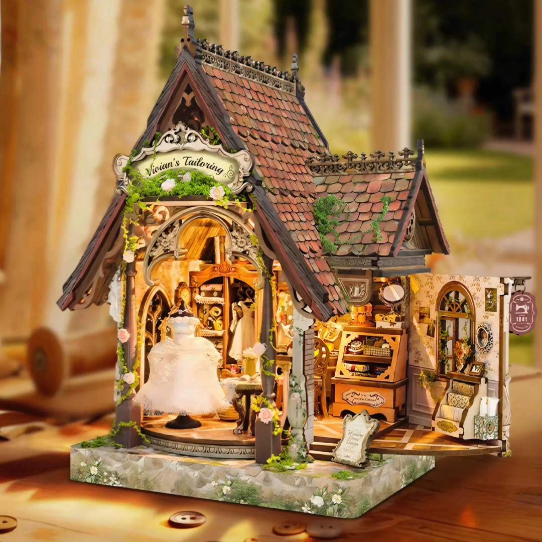rokrgeek Dream Dress Studio DIY Miniature House Kit