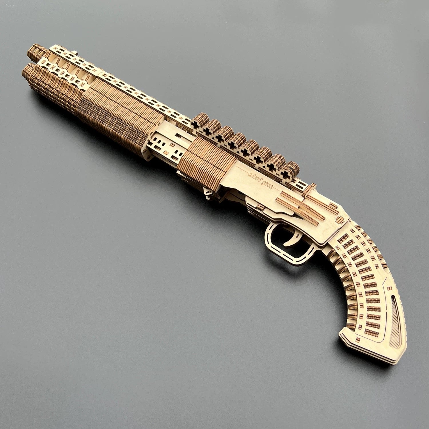 Rokrgeek Terminator Toy 3D Wooden Gun Puzzle