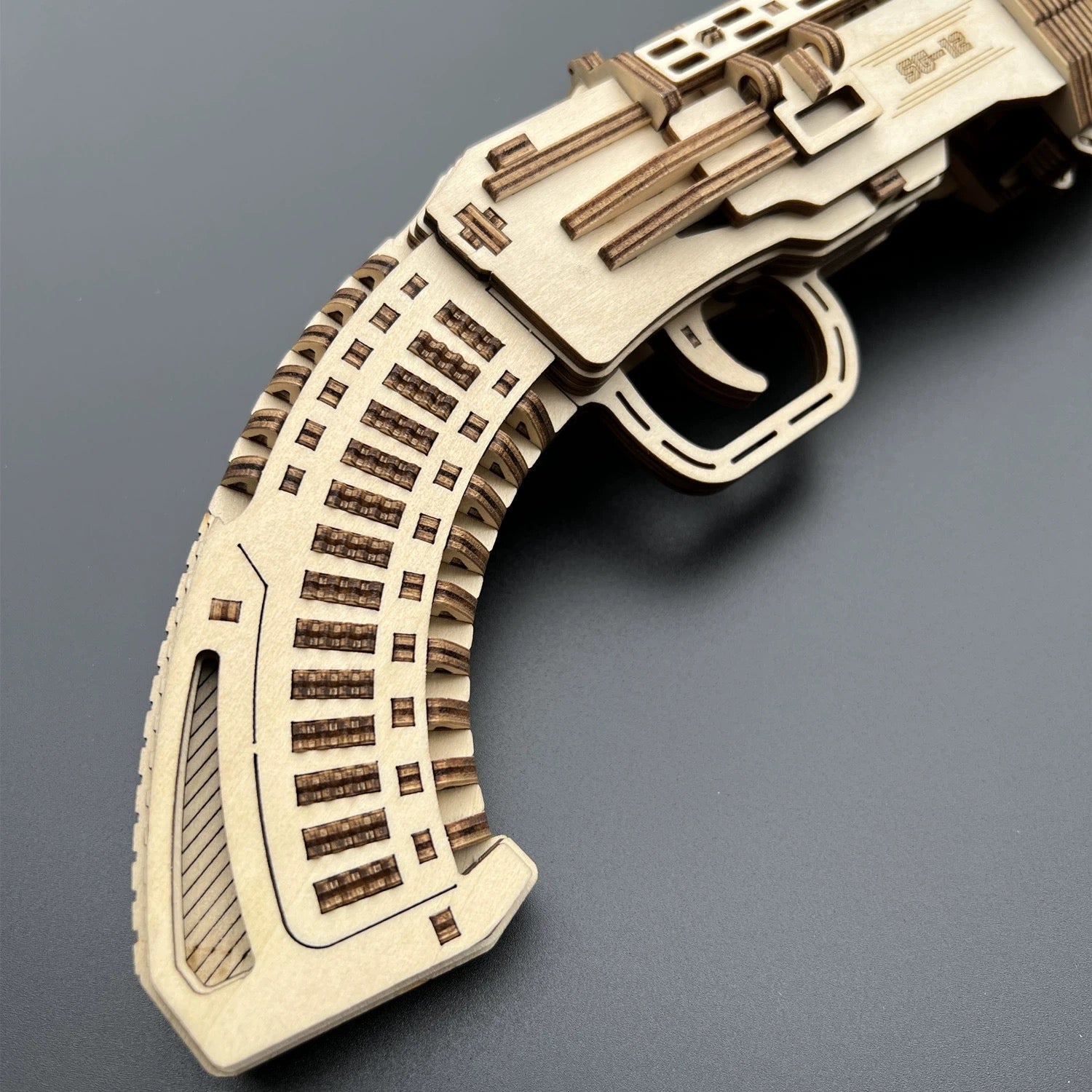 Rokrgeek Terminator Toy 3D Wooden Gun Puzzle