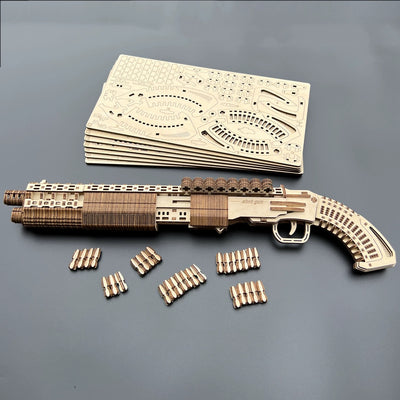 Puzzle en bois 3D Terminator Gun Toy