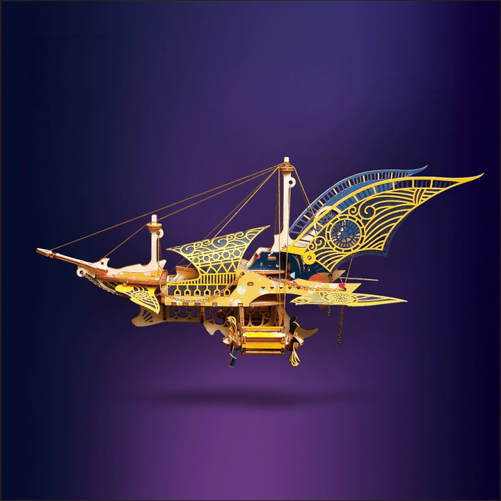 Rokrgeek Fantasy Spaceship Handmade Series 3D Wooden Puzzle