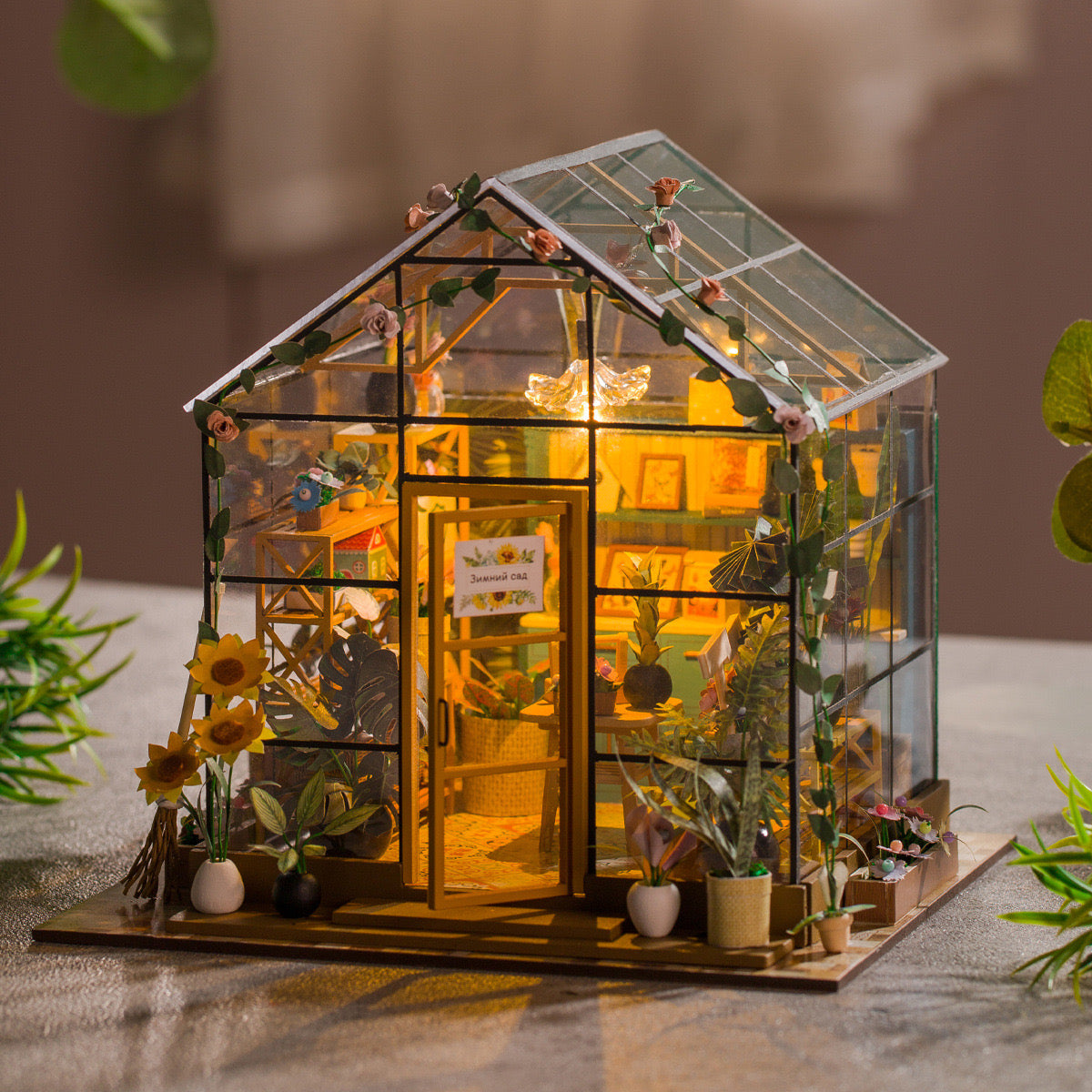 cathy's flower house plants Cathy's Flower House DIY Miniature House