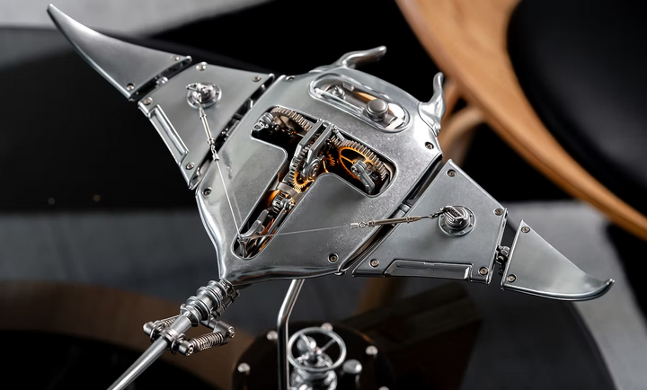 Rokrgeek Innovative Steampunk Style Manta Ray Mechanical 3D Metal Model