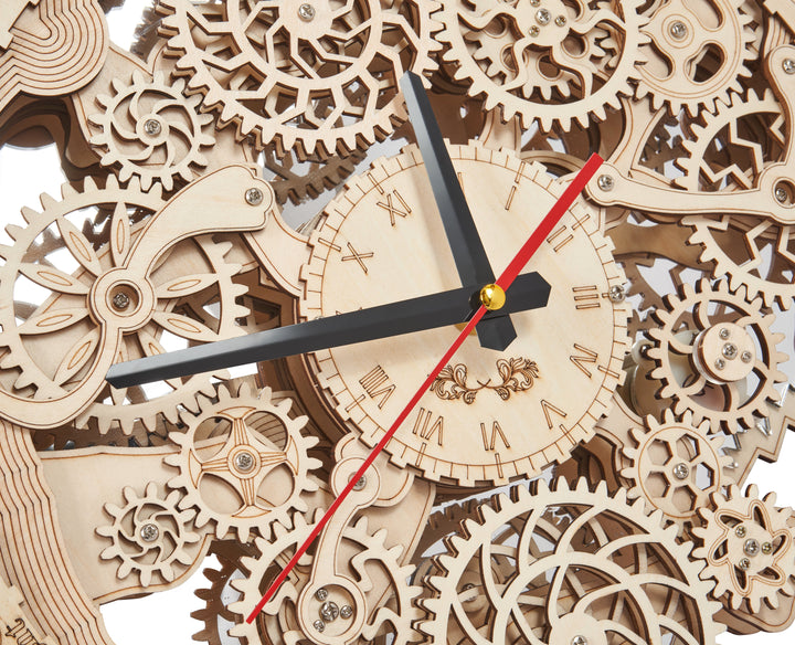 Rokrgeek Gear Pendulum Clock 3D Wooden Puzzle