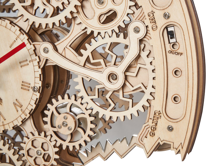 Rokrgeek Gear Pendulum Clock 3D Wooden Puzzle