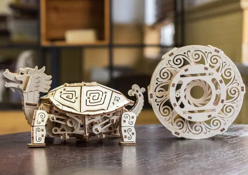 Rokrgeek Drachenschildkröte 3D-Holzpuzzle 