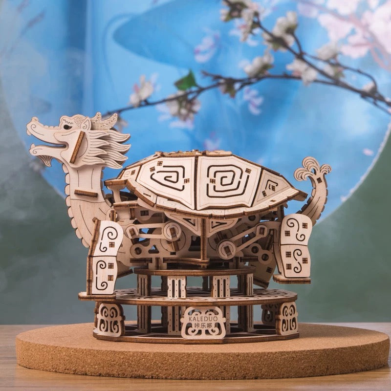 Rokrgeek Dragon Turtle 3D Wooden Puzzle