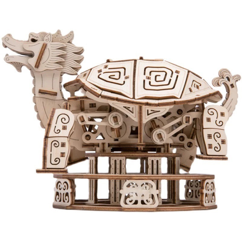 Rokrgeek Dragon Turtle 3D Wooden Puzzle