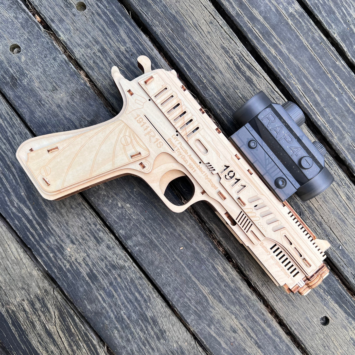 Rokrgeek M1911 3D Wooden Gun Puzzle