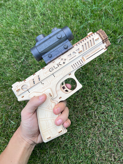 Rokrgeek GLK 3D Wooden Gun Puzzle