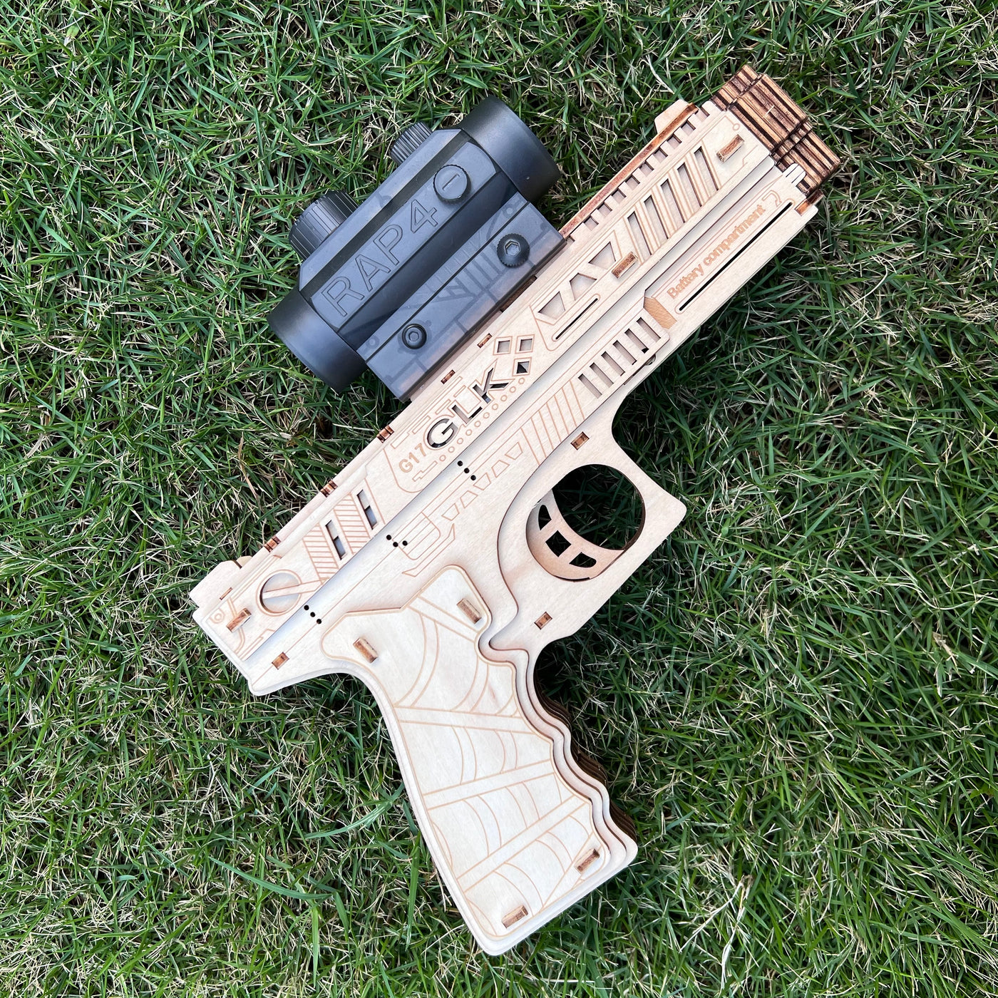 Rokrgeek GLK 3D Wooden Gun Puzzle