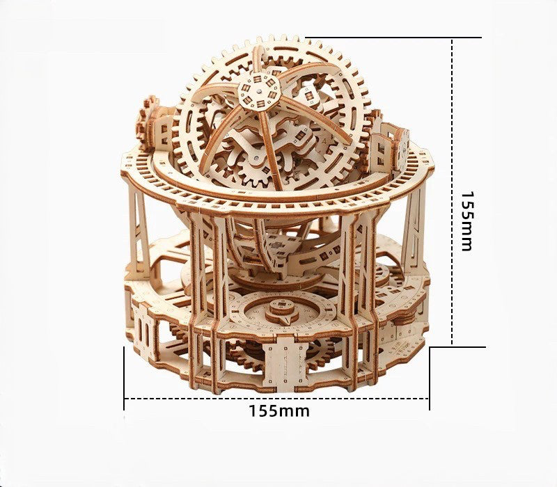 rokrgeek tourbillon timer 3d wooden puzzle