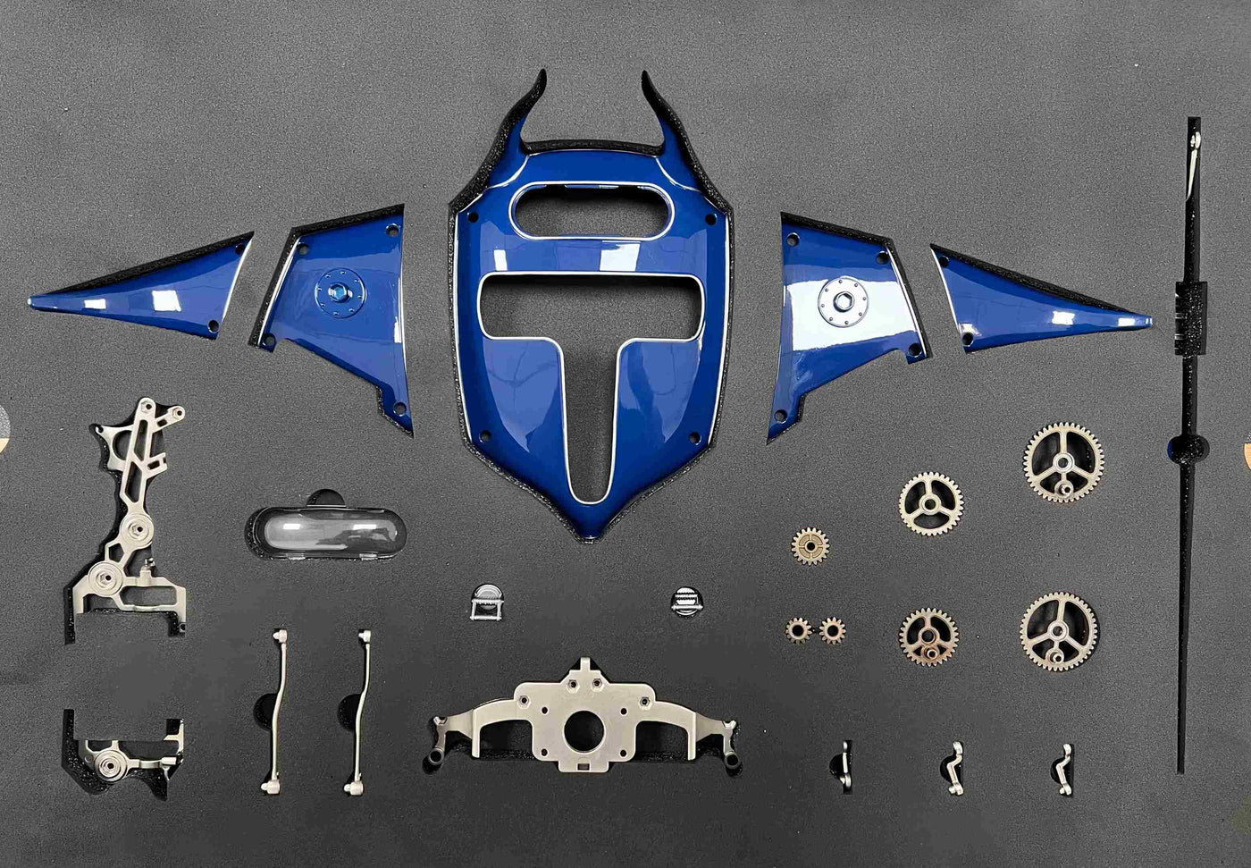 Manta Ray Mechanical 3D Metal Model