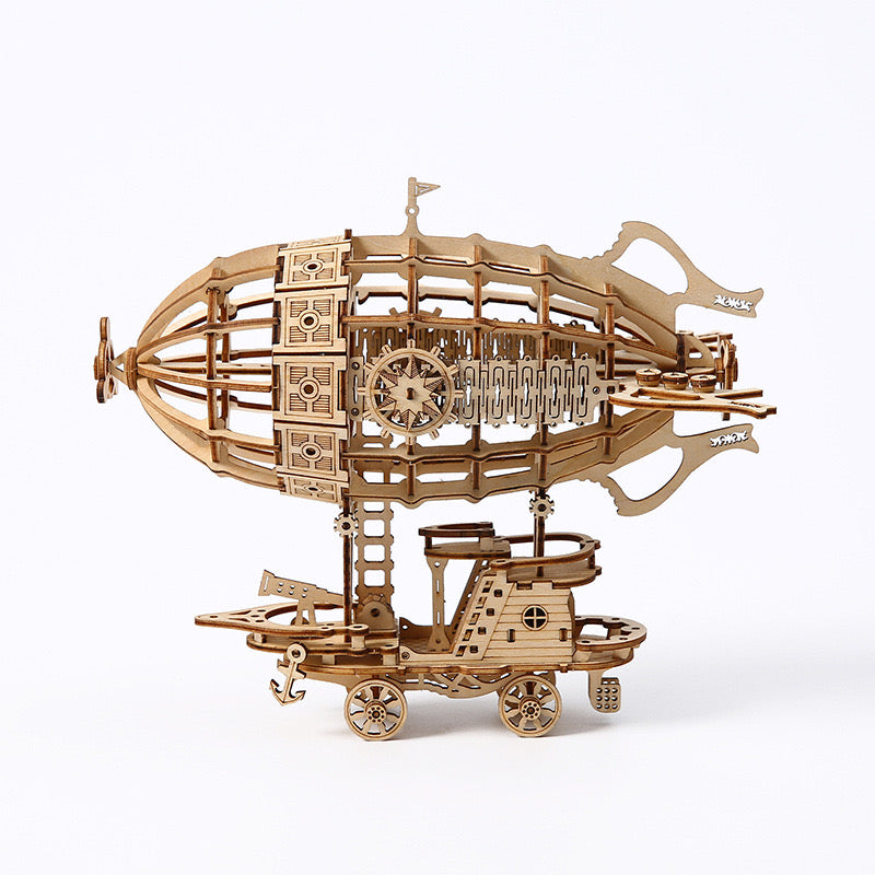 rokrgeek Airship Model 3D Wooden Puzzle