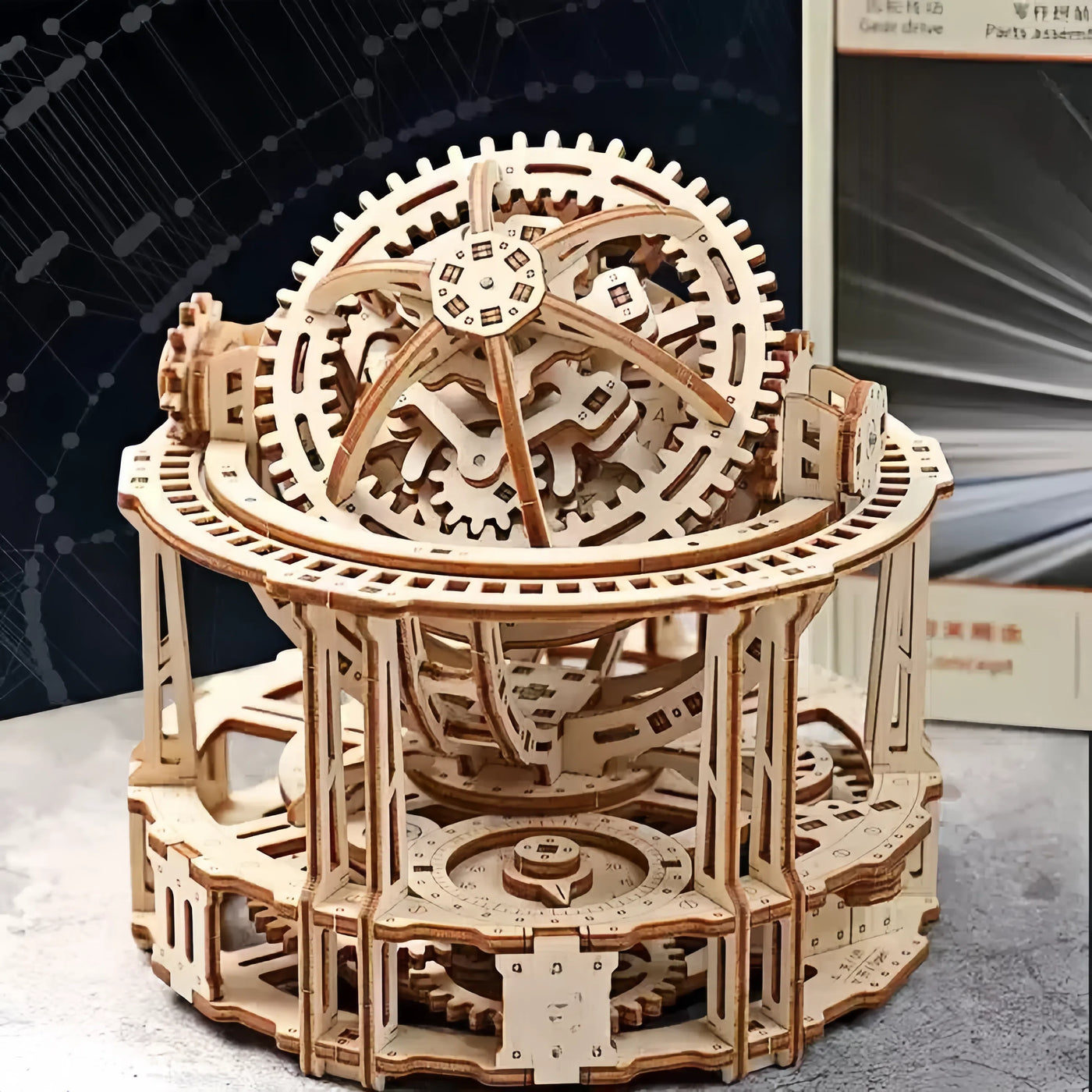 Rokrgeek Tourbillon-Timer 3D-Holzpuzzle 