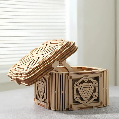 Rokrgeek Machine Box 3D Wooden Puzzle