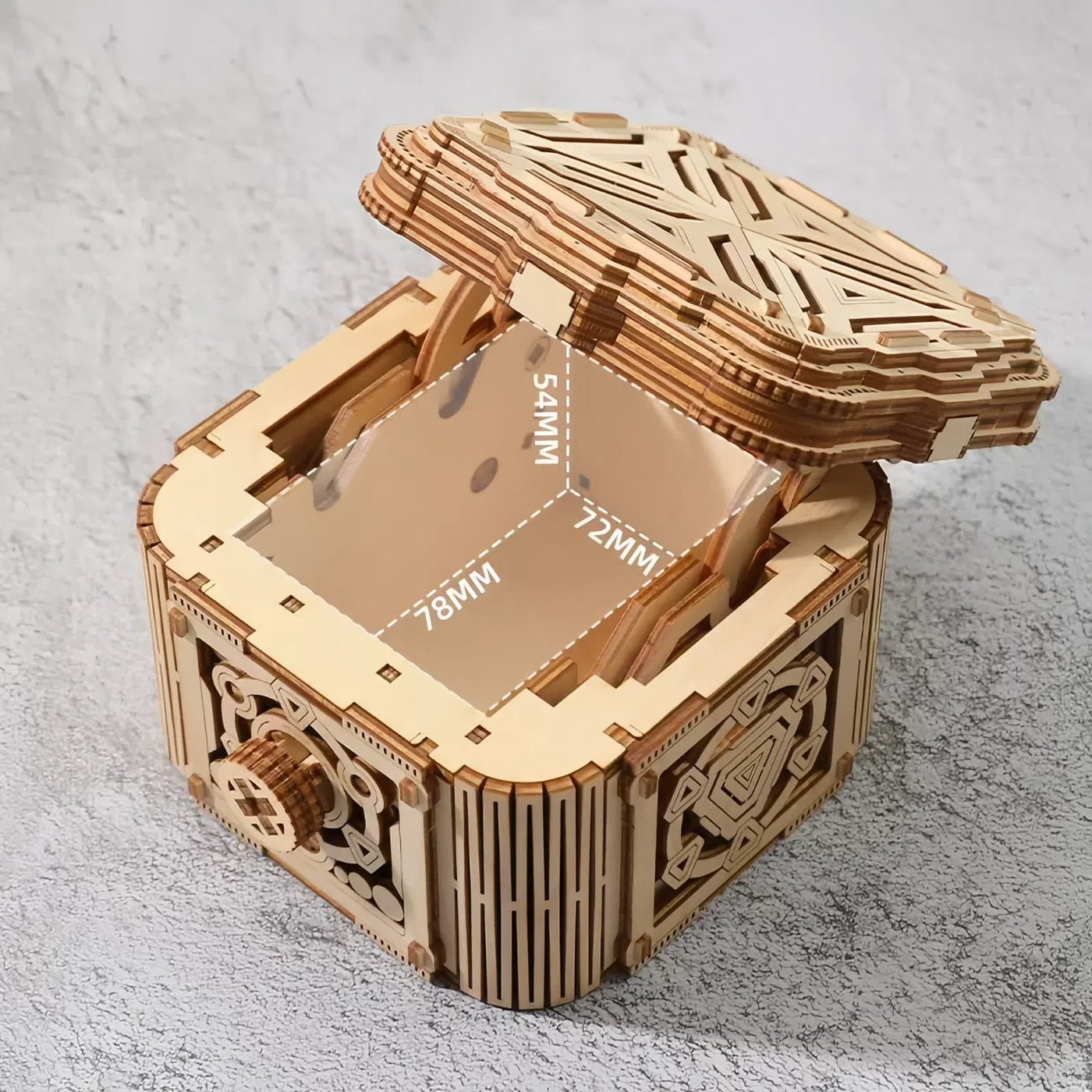 Rokrgeek Machine Box 3D Wooden Puzzle