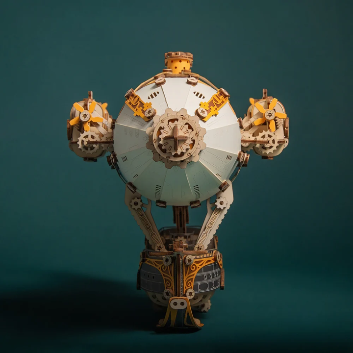 Rokrgeek Steampunk Airships 3D Wooden Puzzle