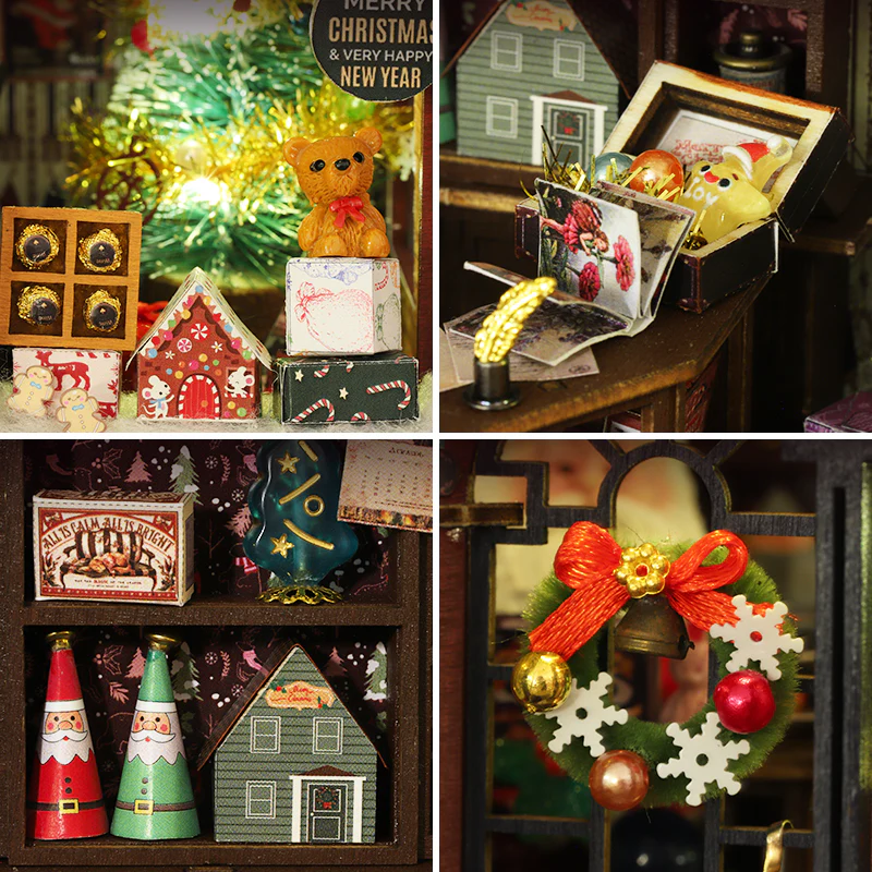 Rokrgeek Christmas Wonderland DIY Miniature House
