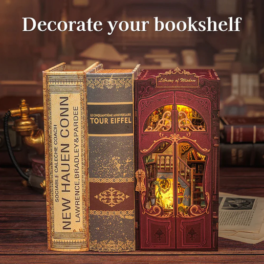 Book Nooks, DIY Bookshelf Insert Kits - Rokr Geek – Rokrgeek