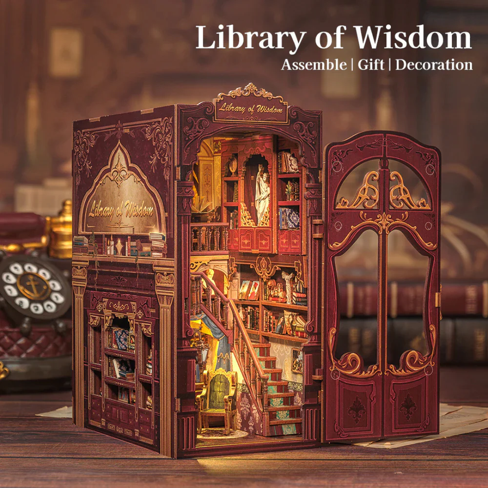 Rokrgeek Library of Wisdom Book Nook