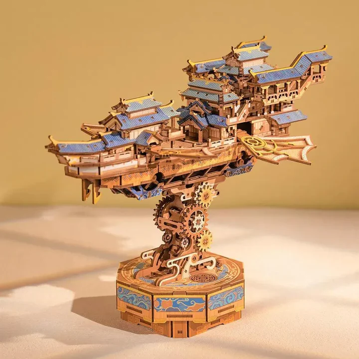 Puzzle en bois 3D Rokrgeek Wind Voyager
