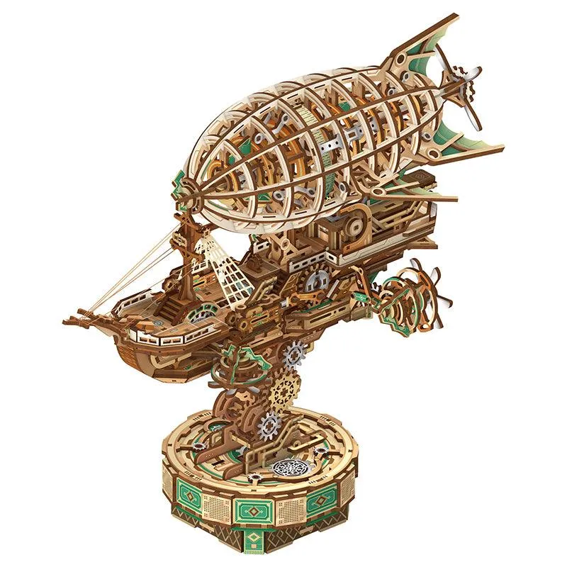 Sailing In Fog Mechanical Transmission Wooden Puzzle