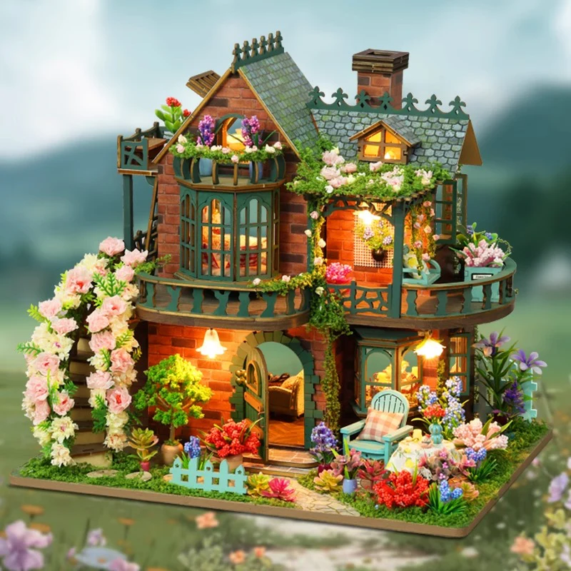 rokrgeek  Fairy Garden DIY Miniature House
