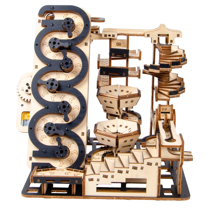 Electric Mechanical Marble Run 3D Wooden Puzzle