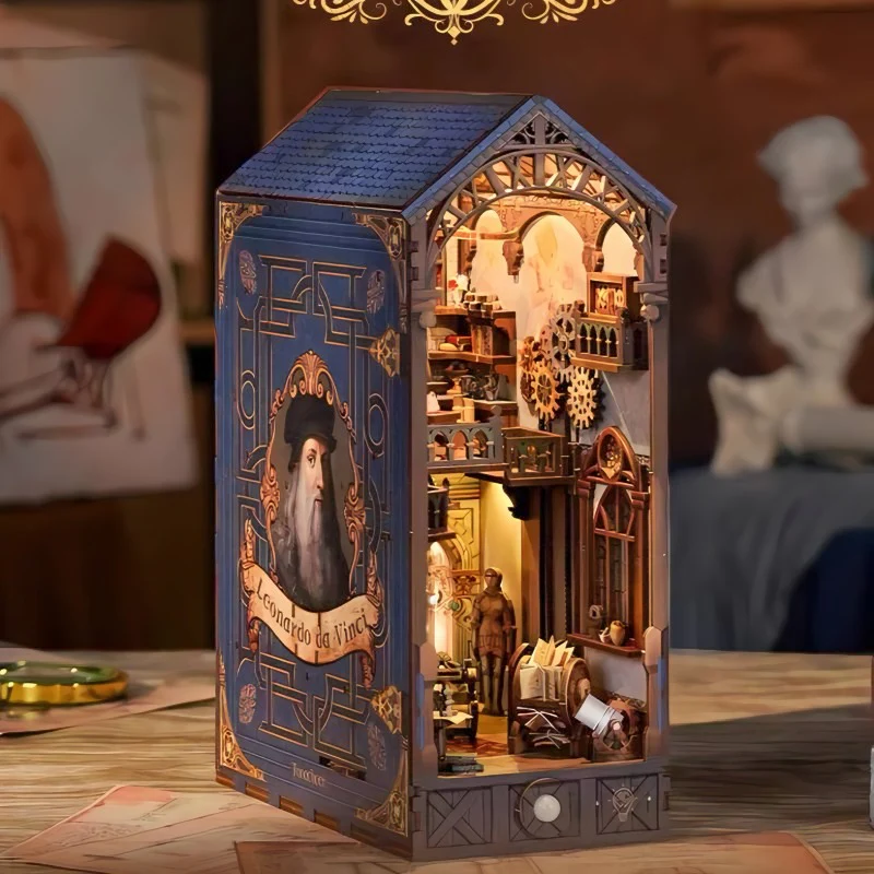 Kit de bricolage pour livre Leonardo da Vinci