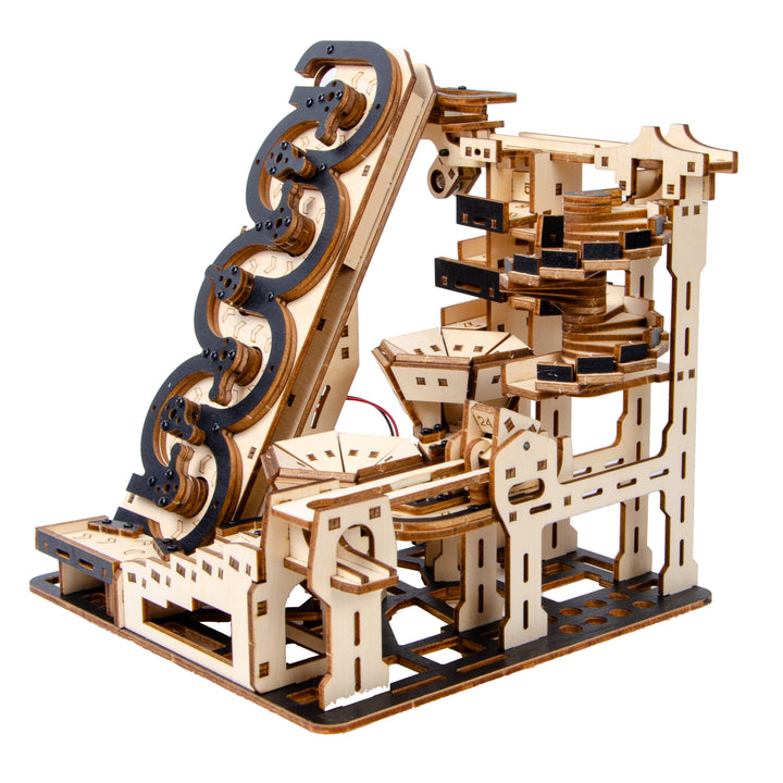 Electric Mechanical Marble Run 3D Wooden Puzzle
