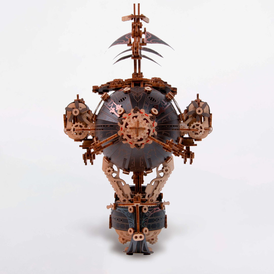 Puzzle 3D en bois Rokrgeek Steampunk Dirigeables