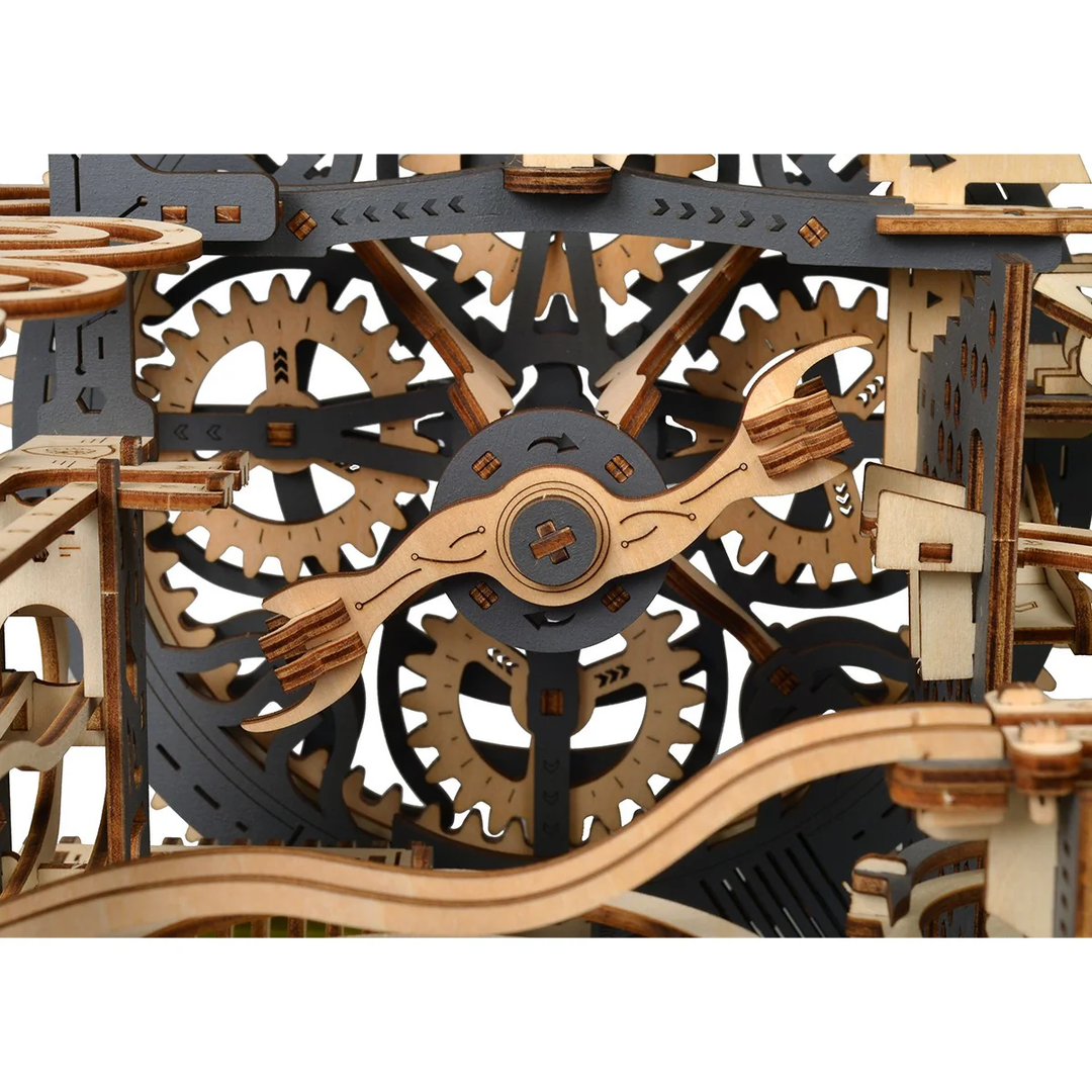 rokrgeek Electric Marble Run 3d wooden puzzle