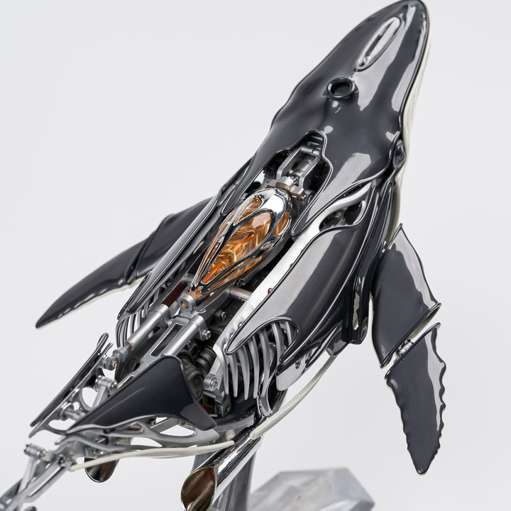 Rokrgeek Humpback Whale Mechanical Metal Model 3D Puzzle