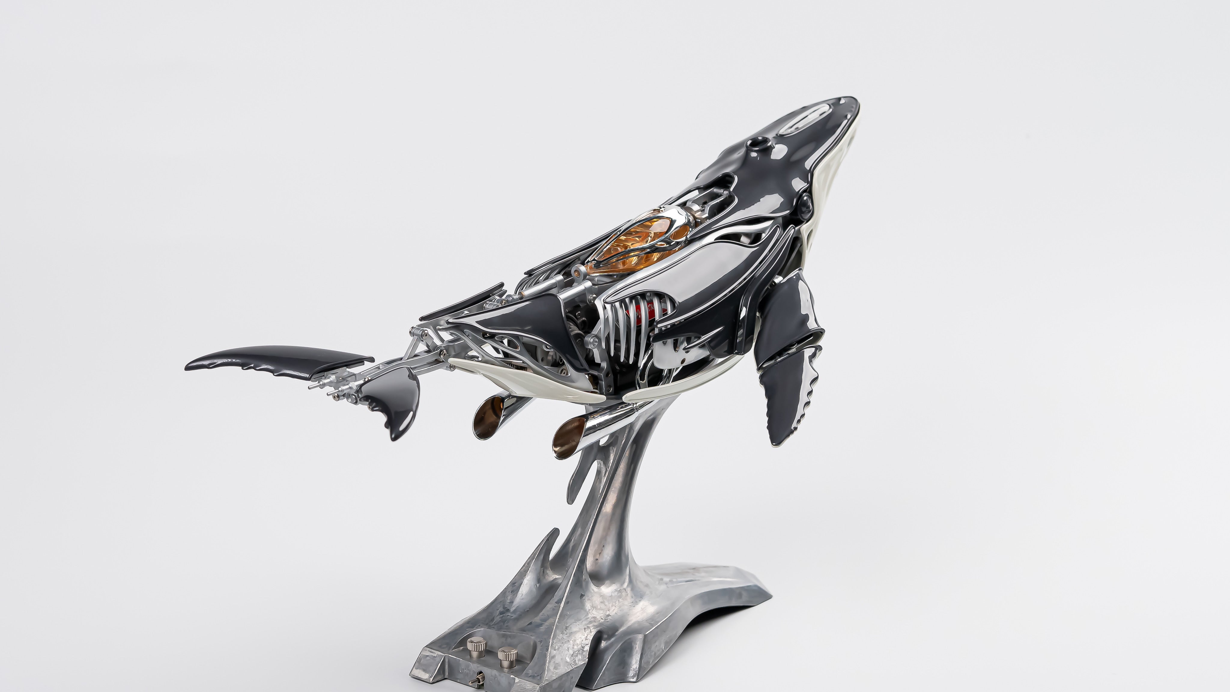 Rokrgeek Humpback Whale Mechanical Metal Model 3D Puzzle