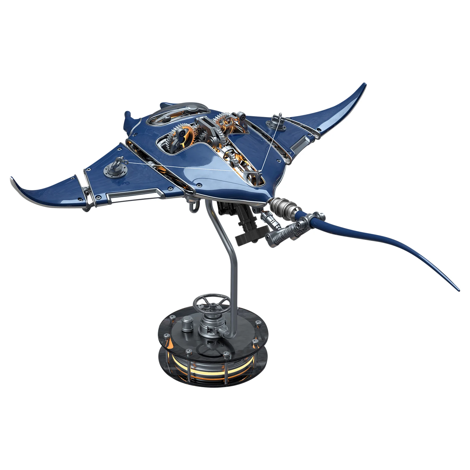 rokrgeek Innovative Steampunk Style Manta Ray Mechanical 3D Metal Model