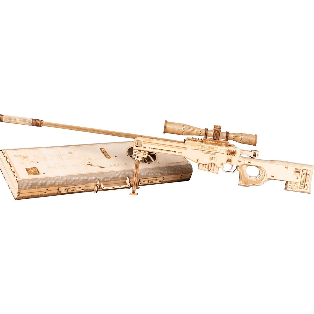 Rokrgeek AWM Sniper Rifle 3D Wooden Gun Puzzle