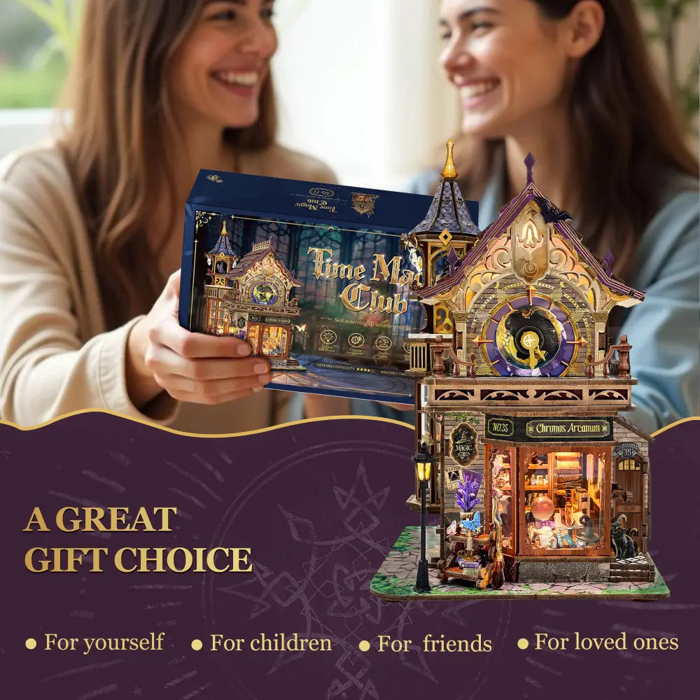 Rokrgeek Time Magic Club Maison miniature à faire soi-même