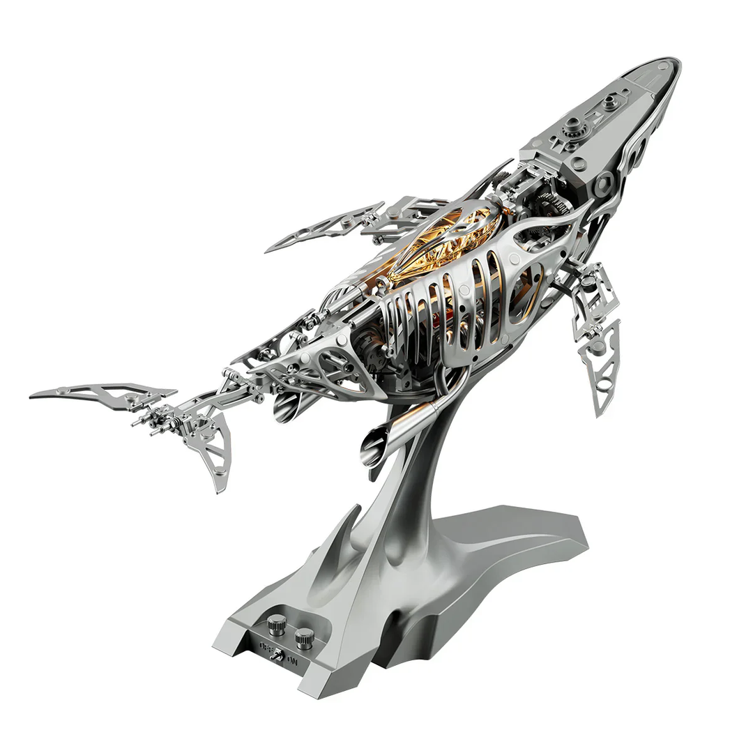 Rokrgeek Humpback Whale Mechanical Metal Model 3D Puzzle