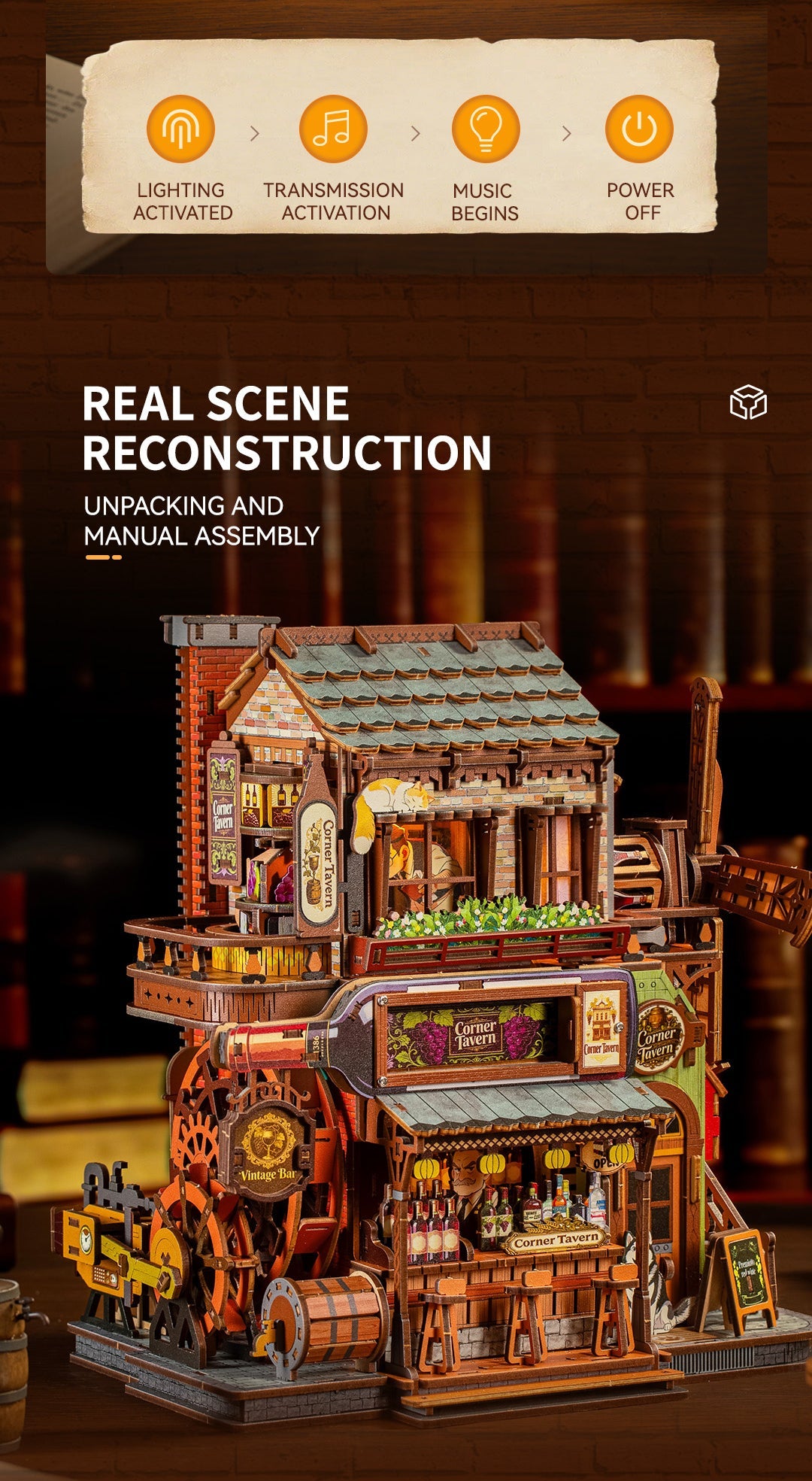Corner Tavern model and assembly guide