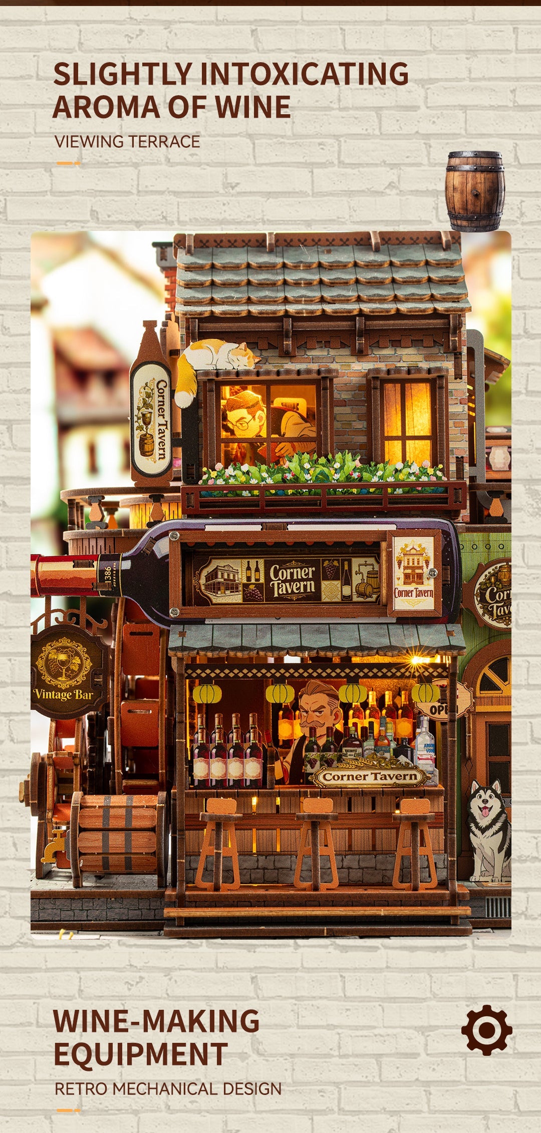 Corner Tavern brewing and mechanical details