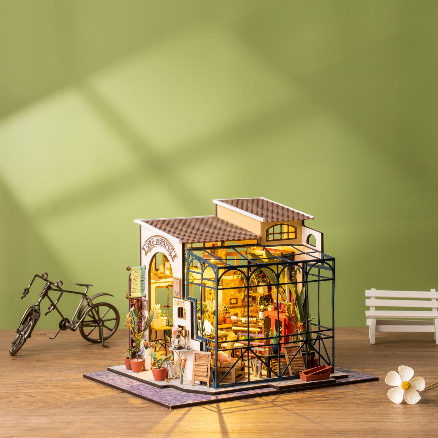 Emily's Flower Shop Miniature House Kit