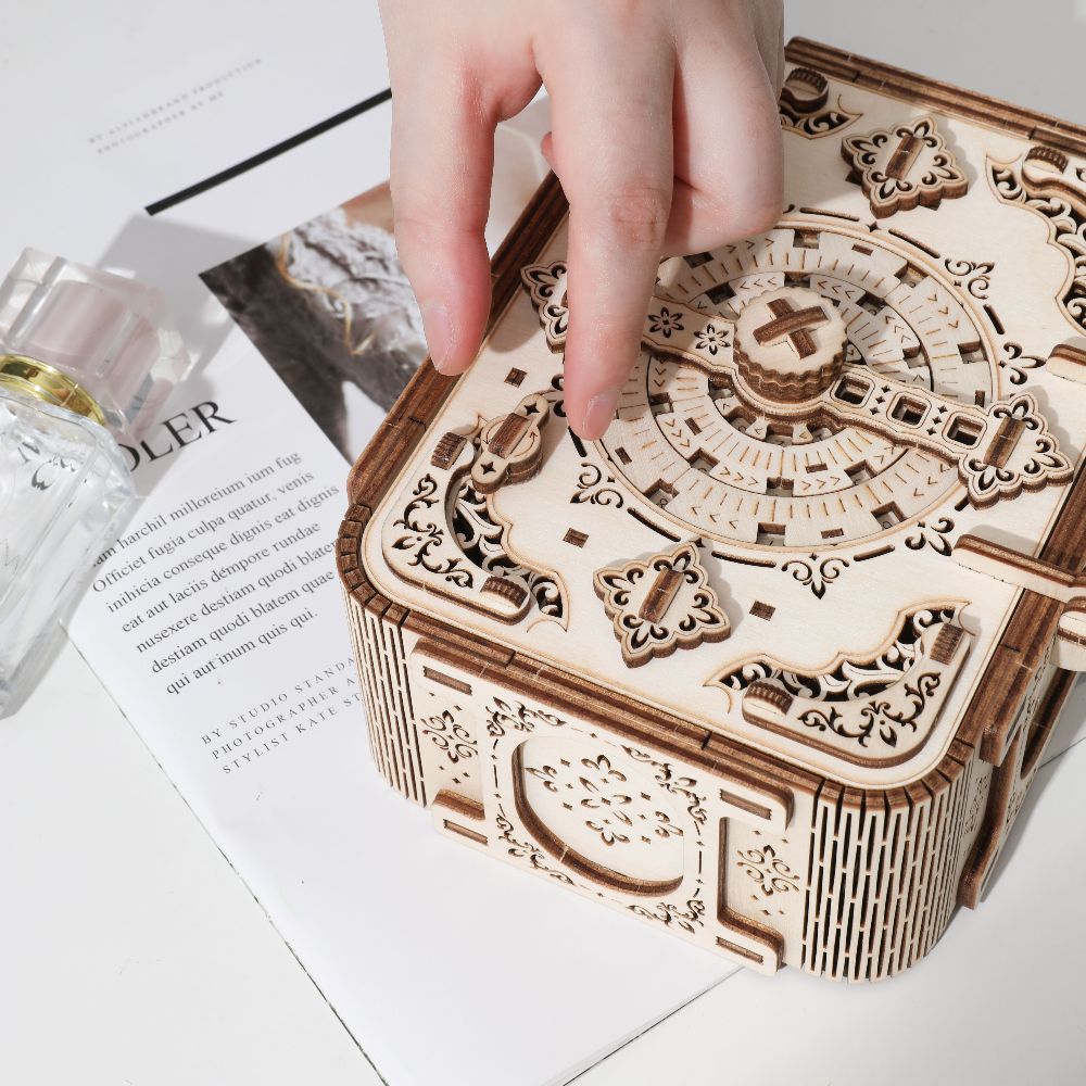 Rokrgeek Music Treasure Box 3d wooden puzzle