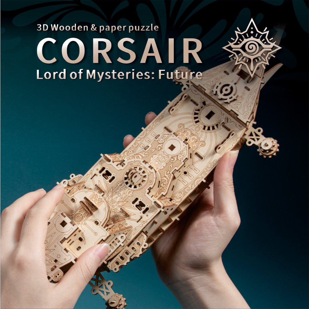 Rokrgeek Future Pirate Ship Wooden 3D Model – Rokr Geek
